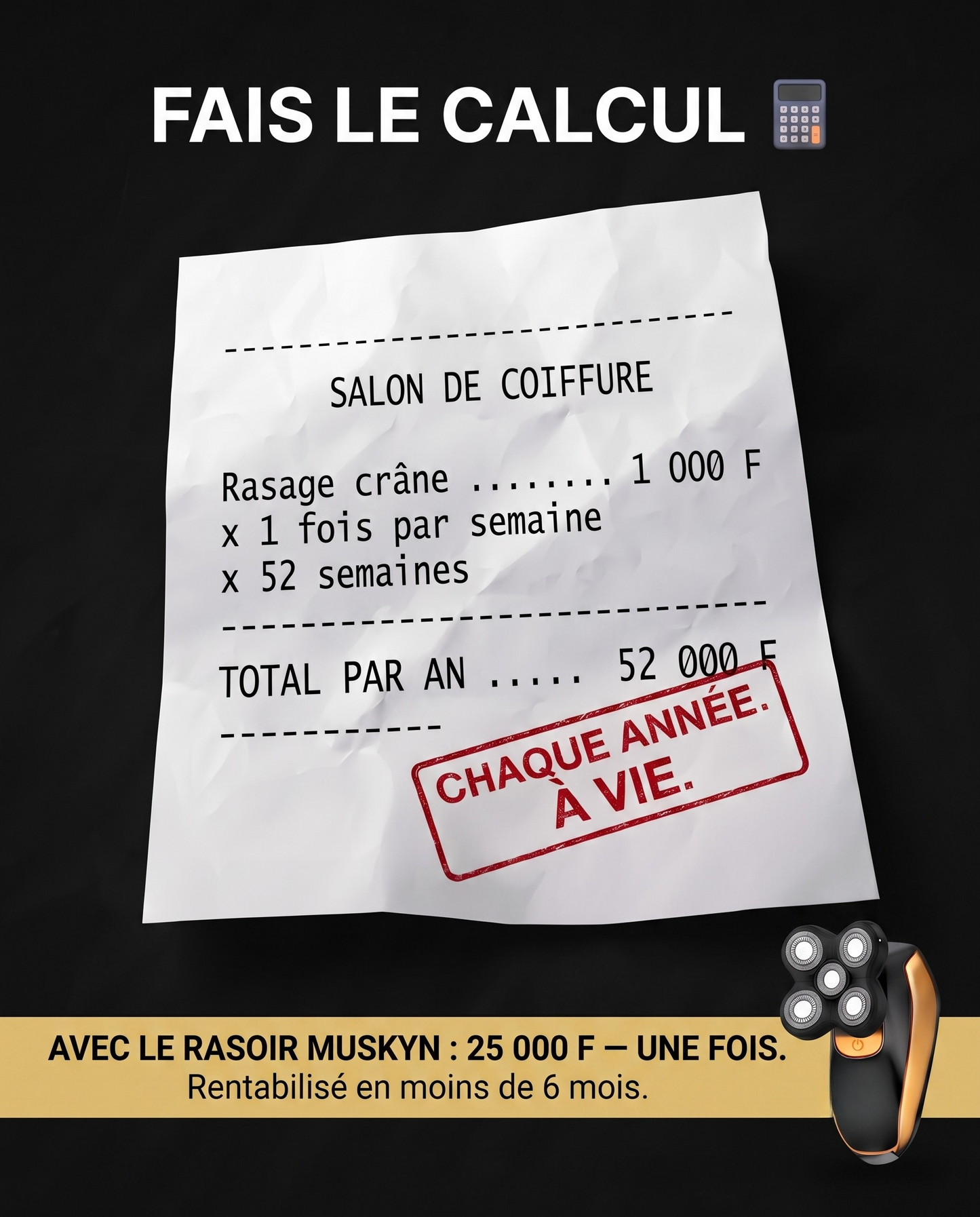 Rasoir Électrique 5 Têtes