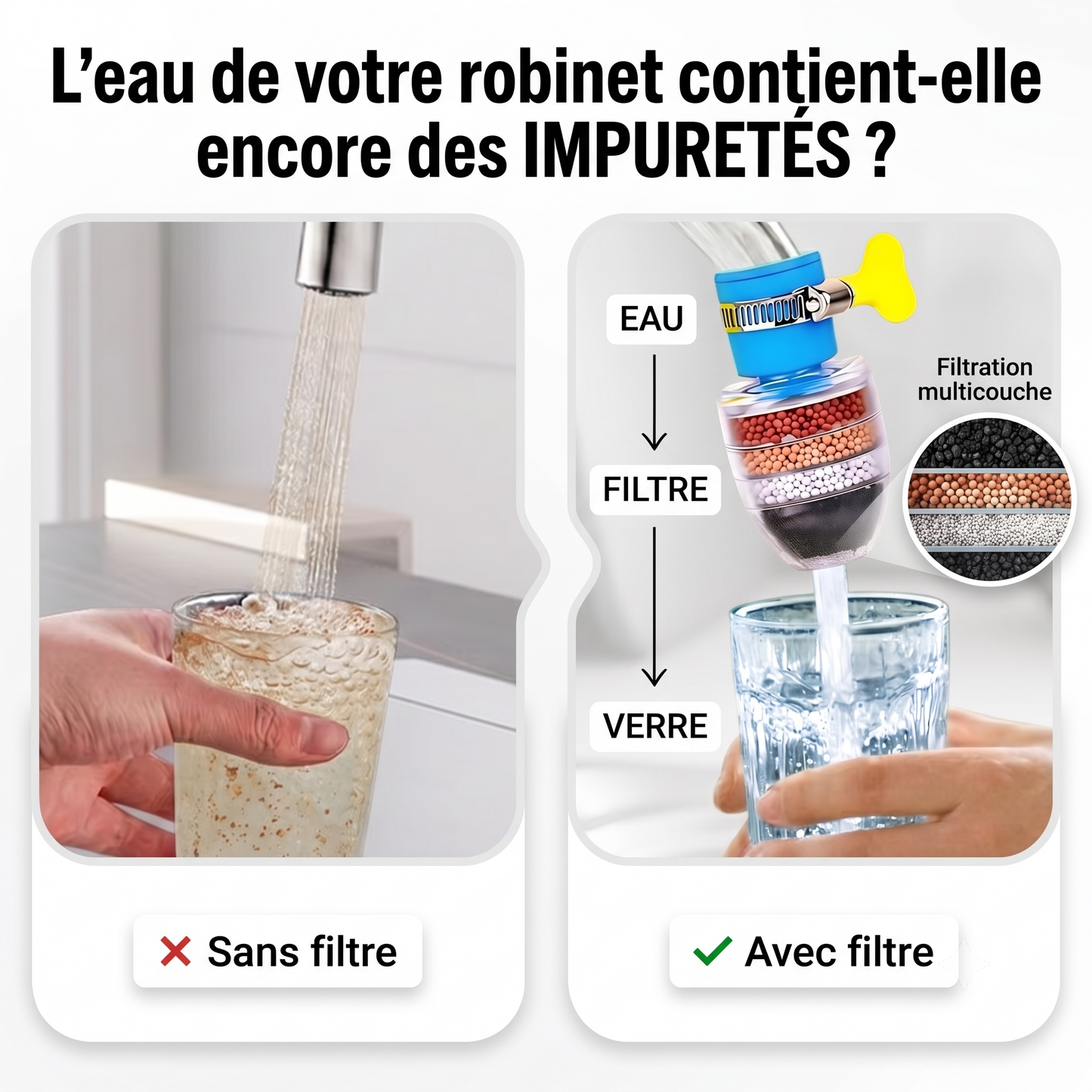 filtre à eau 6 couches