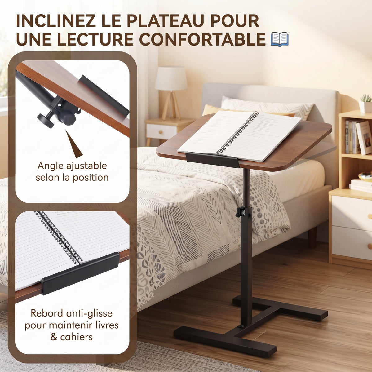 Table d'Appoint Ergonomique