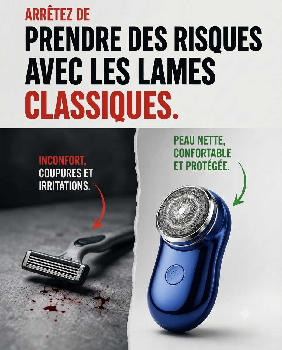Mini rasoir éléctrique
