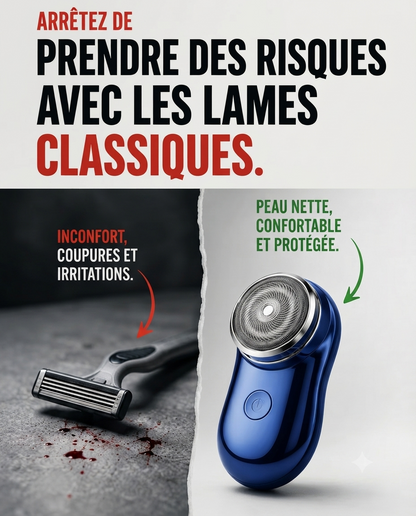 Mini rasoir éléctrique