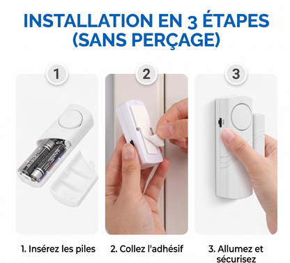 Alarme porte et fenetre sans fil