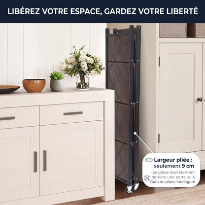 Etagére 5 niveaux pliable