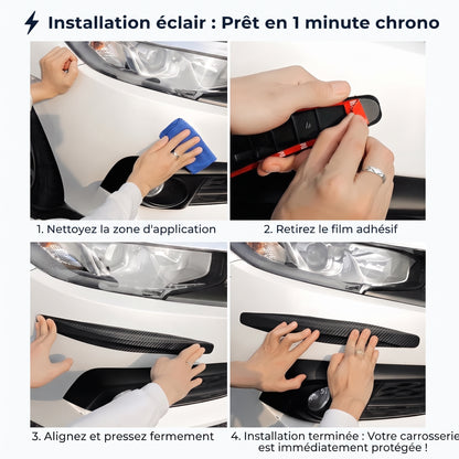 Bandes de protection anti choc pour voiture