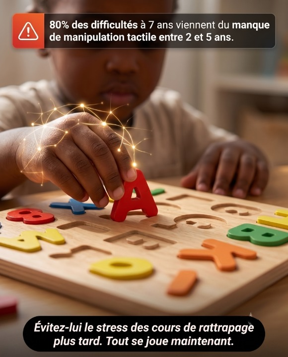 Pack Puzzles Éducatifs en Bois (Alphabet + Chiffres)