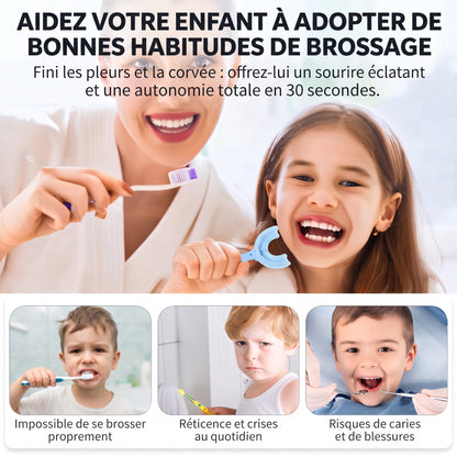 Brosse à Dents en U 360° pour Enfants (2-12 ans)