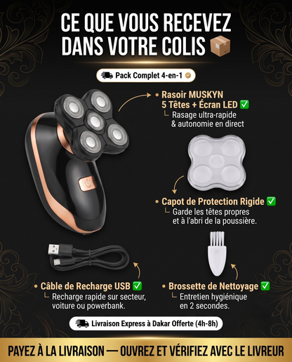 Rasoir Électrique 5 Têtes