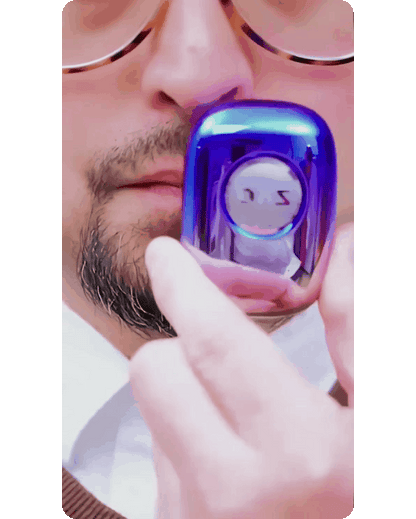 Mini rasoir éléctrique