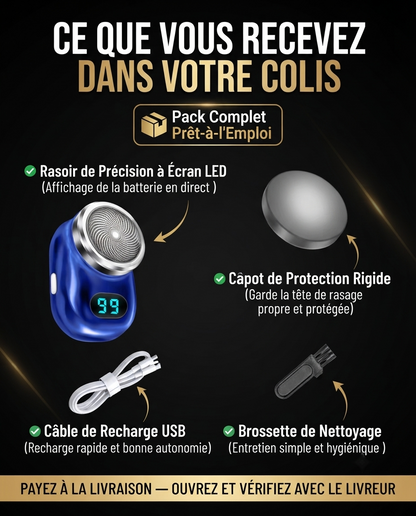 Mini rasoir éléctrique